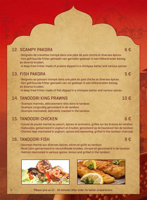 ClosedOpens at 12PM. . Namaste india restaurant menu